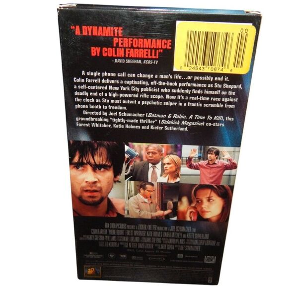 PHONEBOOTH vintage VHS Colin Farrell Forest Whitaker Kiefer Sutherland - Picture 3 of 6
